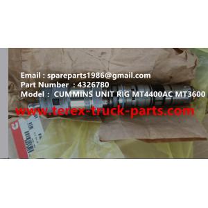 Quality 4326780 INJECTOR CUMMINS TEREX UNIT RIG BUCYRUS MT4400AC MT5500 MT3600 NTE240 NTE260 NHL DUMP TRUCK HAULER for sale