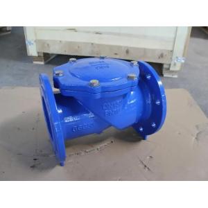 Support DN200 BS AWWA Ductile Iron Cast Steel Silence Rubber Plate Swing Check