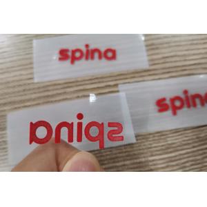 Garment Customized 3D Transfer Label Silicone Plastic Rubber Material