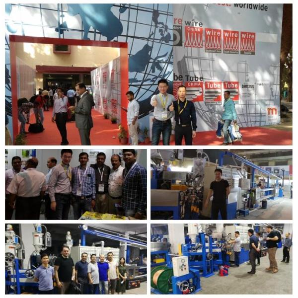 PVC Insulated Wire Extrusion Machine 70+50+50 Jacket Sheath Copper Wire Extrusion Line Electric Cable Making Machine