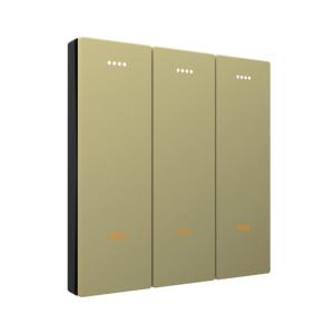 5 conjoined KNX Wall Switch , Smart Home Lamp Switch 86x86mm