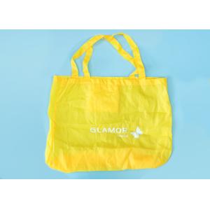 Supermarket Non Woven Polyester Tote Bags 30*40cm Yellow Large Loadability