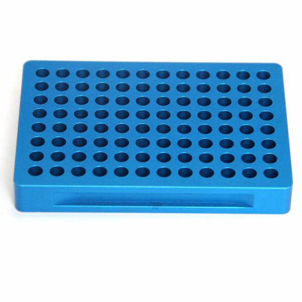 Light Aluminum Cnc Machined Parts , Medical Testing Holders Machined Aluminum