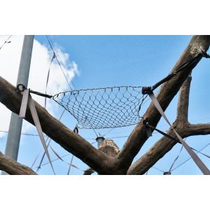 stainless steel zebra enclosure mesh wire rope mesh