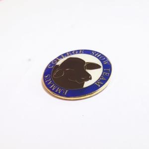 Quality Personalized Iron Epoxy Lapel Pins Stamped Gold Finish With Heart Rubber Clutch for sale