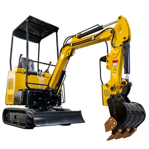 Buy 1.5 Tonne Rubber Track Mini Excavator With CE Certificate Low Fuel Consumption at wholesale prices