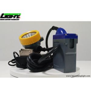 China Laser Engraving LOGO Miners Cap Lamp 15000lux Flame Resistant IP68 With Cable on sale