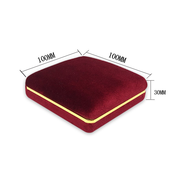 Buy Birthday Gift Metallic Logo Bracelet Velvet Jewelry Box at wholesale prices