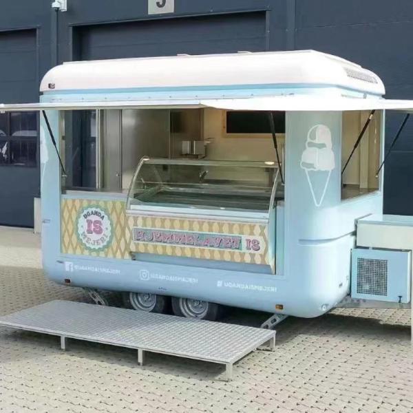 Wecare Food Van Car Food Carts Manufacturers Fully Equipped Mobile Concession Trailer