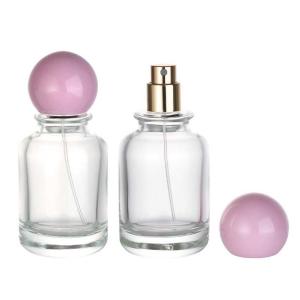 Spray Closure Perfume Bottle Packaging For Perfume In Customized Glass Material