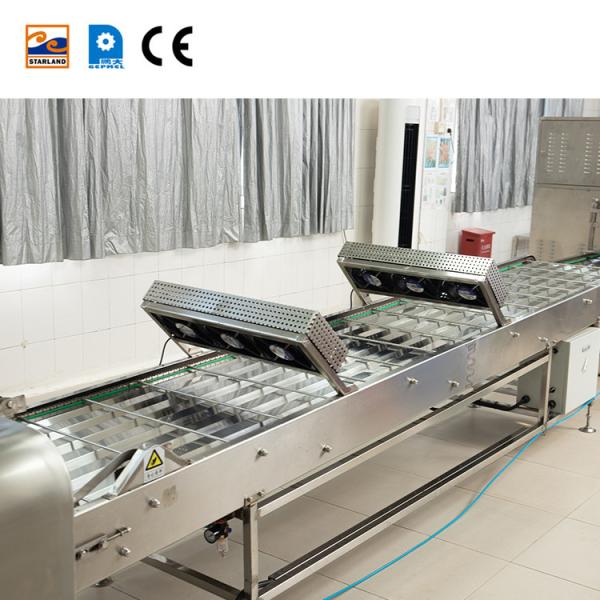 Stainless Steel Food Conveyor Belt Adjustable speed Cooling Conveyor With One