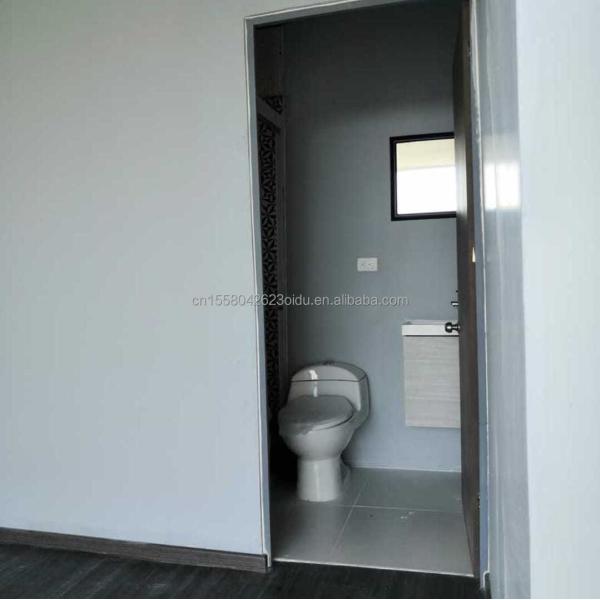 Aluminum Alloy Windows Used in 20 Foot Luxury Prefabricated Wooden House with Kitchen and Bathroom