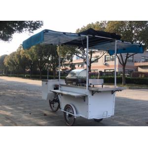 7 Speed Gear Disc Brake Stainless Steel Bike Food Cart