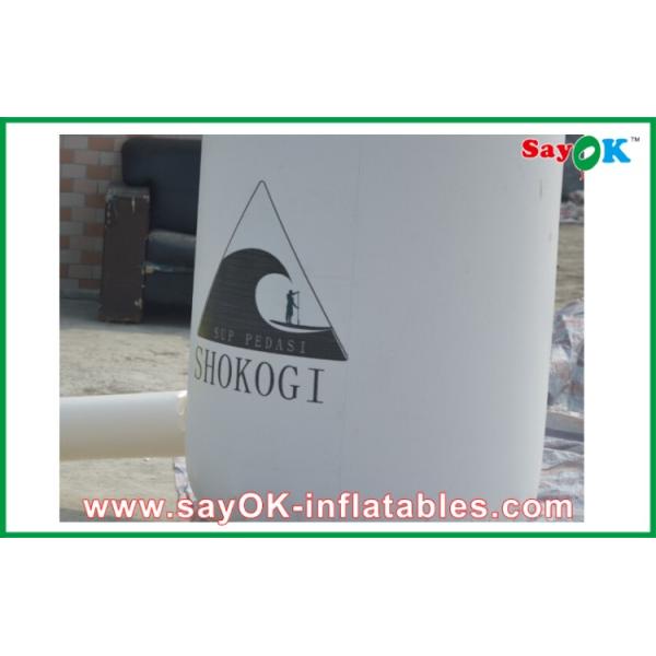 Entrance Gate Arch Designs White Advertising 0.45mm PVC Inflatable Arch , Inflatable Star Finish Line Outdoor