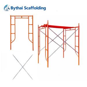 Quality Construction Platform Modular Scaffolding Access Painted Walk Thru Frame for sale