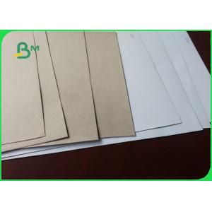China Waster Paper Pulp Recycled Coated Chromo Duplex Cardboard White / Grey on sale
