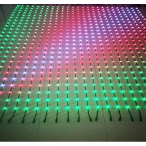 Quality flexible led mesh Pixel Pitch LED Mesh Curtain With DMX512 Control Mode for sale