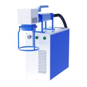 Black Anodized Aluminium 50W Raycus Fiber Laser AC220V 50HZ 2A