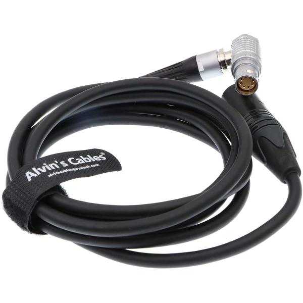 ALEXA MINI/AMIRA Camera Power Cable XLR 3 Pin Male To 2B 8 Pin Female Right Angle