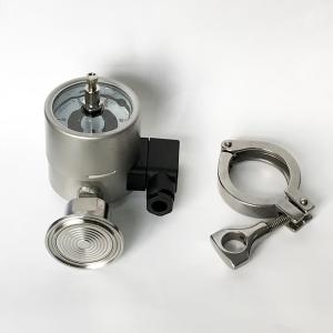SS 304 Diaphragm Seal Pressure Gauge 100 Bar Hygienic Electric Contact Manometer