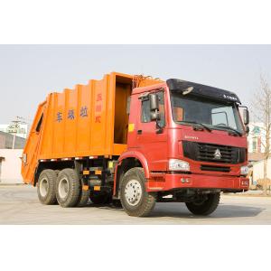 Convenient Howo Garbage Compactor Truck / Sanitation Garbage Truck Model