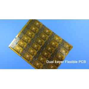 China Double Sided FPC Dual Layer Flexible Printed Circuit 0.2mm thickness 2 Layer FPC with white silkscreen for LCD Module on sale China Double Sided FPC Dual Layer Flexible Printed Circuit 0.2mm thickness 2 Layer FPC with white silkscreen for LCD Module on sale