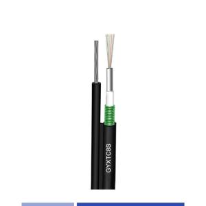 12 Fiber Singlemode 9/125um Aerial Fiber Drop Cable PE Jacketed GYXTC8S