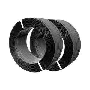 Quality Black Steel PP PET Strap Plastic Packaging Strip 1910 Embossed Tape for sale