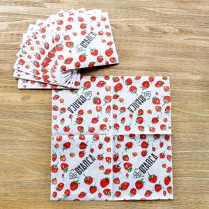 customized logo 25x25cm 2 Ply Napkin Tissue Paper