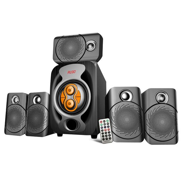 Buy 5.1 Home Theater Speaker System with 90W Output Power and USB/SD/FM Support Apt-x at wholesale prices