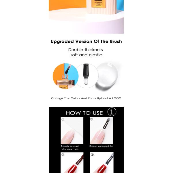 SAGALAGA Nail Reinforcing Gel Nail Polish Long Lasting Soak Off Strong Adhesive Gel Polish Wholesale Salon Supplier