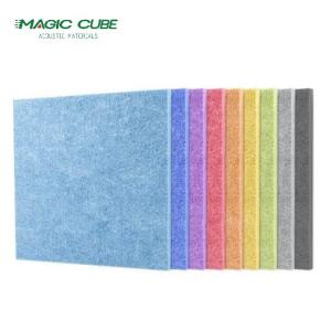 9mm Snow White Acoustic Fiber Board 100% Recyclable Polyester Fiber