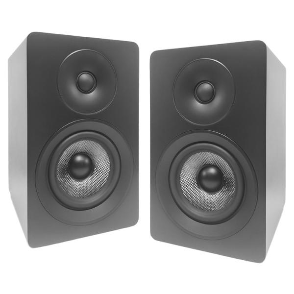 5.25 Inch Passive Bookshelf Speakers Matte White HiFi Studio Loudspeakers 150W RMS