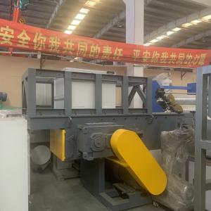 2000kg/H Double Shaft Shredder plastic recycling crusher PLC control