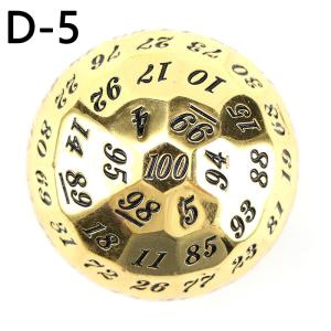 Colored Solid 100D Metal Dice Set Dungeon and Dragon DND # RPG # COC