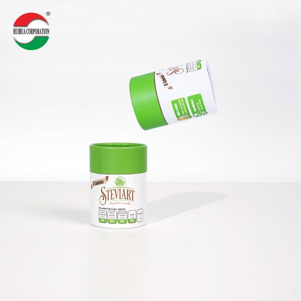 Custom Printed Kraft Paper Tube with Foil Lining for Food Powder