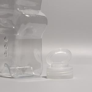500ml Reusable Clear Plastic PET Water Bottles With Aluminum / Plastic Caps
