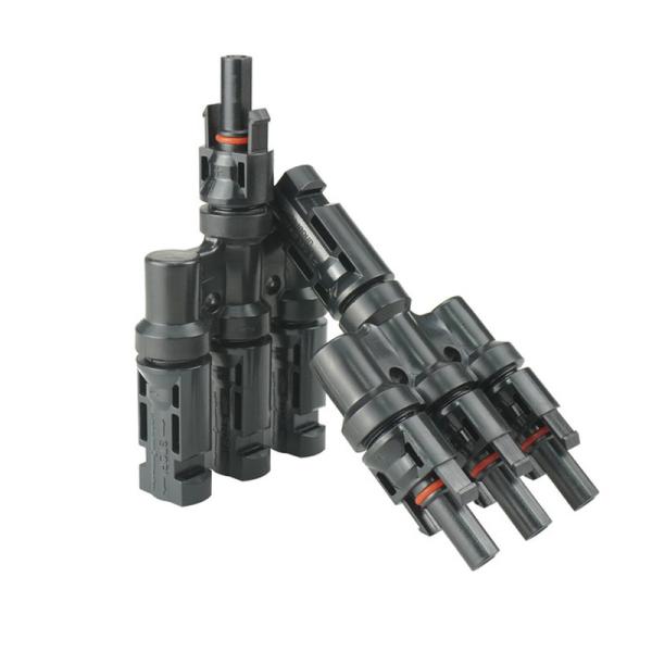 Buy 6000V 50Hz Test Voltage Solar Branch Connectors Waterproof Copper IP67 Rated Electric Connector at wholesale prices