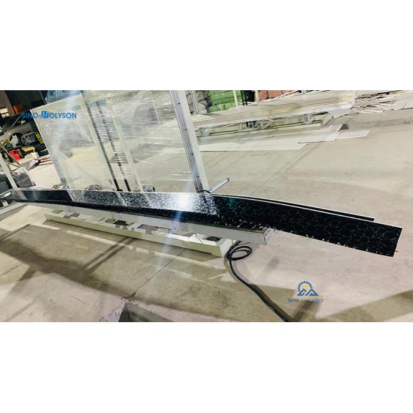 HSJZ-65/132 Double-Screw PVC Wall Ceiling Panel Production Line with Customized Voltage Screw Diameter 65/132