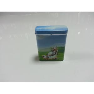 Rectangle Metal Cigar Tin Container ,Cigar Packaging Tin Container