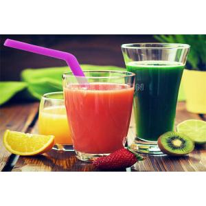 Collapsible Customized Silicone Bendy Straw Reusable Food Safety With Case