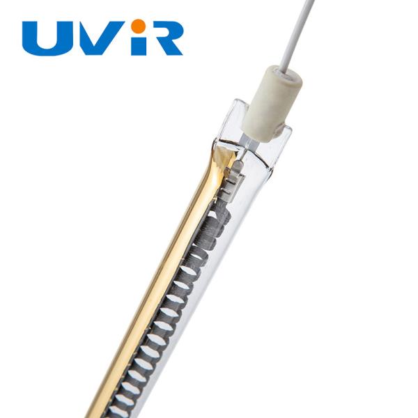 Buy 400V Carbon Fiber IR Quartz Heater Lamp R7S Gold Coating at wholesale prices