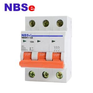 High Stability AC Triple Pole Isolator Switch 125A High Breaking Capacity