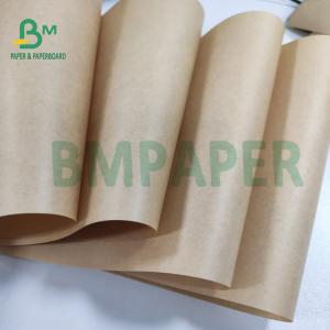 Virgin Pulp Brown Kraft Wrapping Paper Rolls 1250mm 50gsm 70gsm