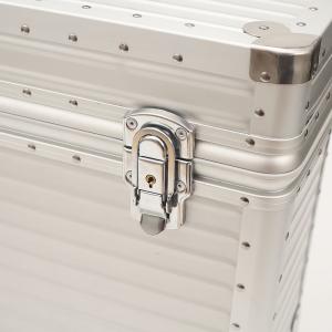 Aluminum Pilot Case Silver Flight Box With Customized Lining