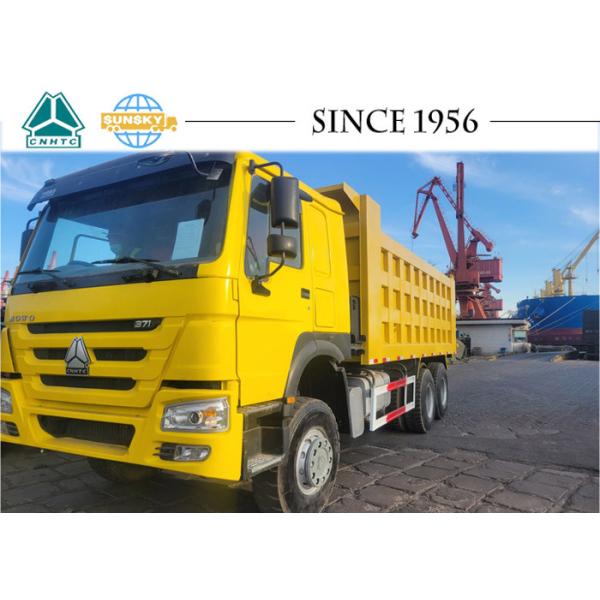 Buy 371HP Used HOWO Dump Tipper Truck Exported To Zimbabwe at wholesale prices
