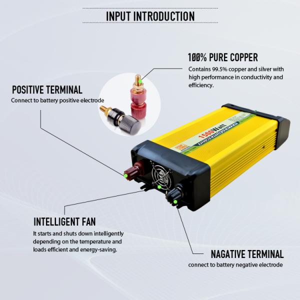 HANFONG Manufacturer Factory 1.5kw series pure sine wave low frequency power inverter 1500Watt