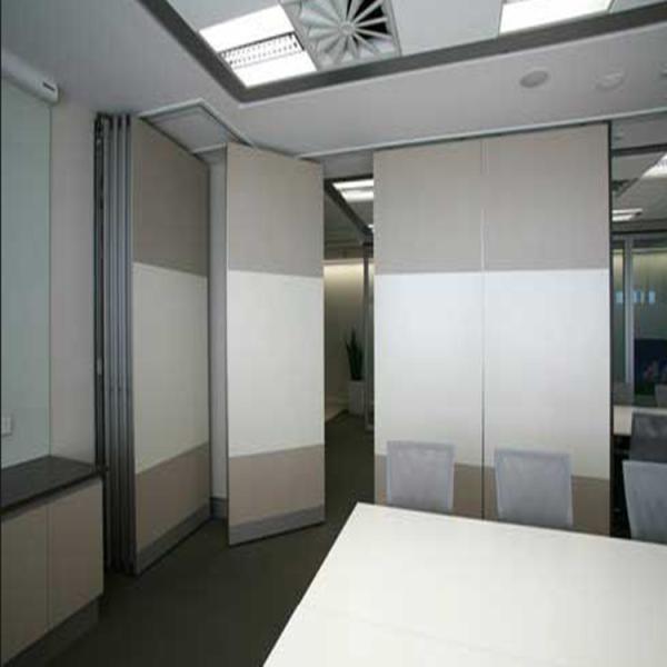 Buy Top Hanging 65mm Melamine Surface Office Partition Wall / Acoustic Movable Walls at wholesale prices