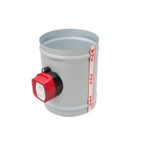 China Automatic 110mm 150mm Duct Zone Dampers With Gasketed Blade Sealing on sale
