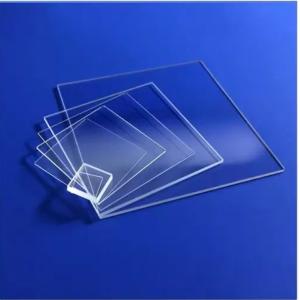 China 1mm 1.5mm 2mm Ultra-Thin CNC Clear Color Quartz Glass Plate For Lab Surface 10/5 80/50 Density 2.2g/cm3 on sale